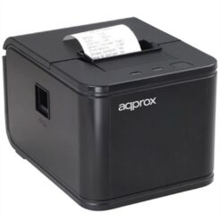 Approx Imprimante de reçus thermique approximative - Résolution 203 dpi - Vitesse 120 mm/s - USB et RJ11 - Coupe automatique
