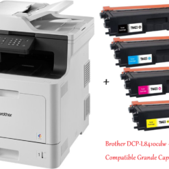 PROMO - Brother DCP-L8410CDW Multifonction Couleur + 4 Toner Grande Capacité